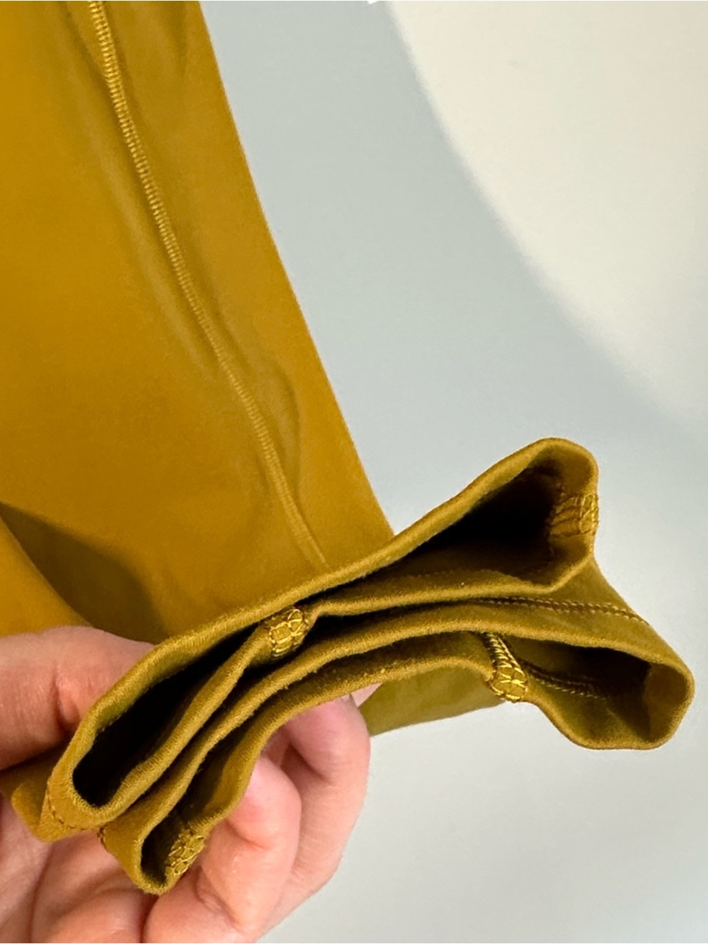 Lululemon Align High Rise Mustard Yellow Leggings Size 4 Activewear Workout - Picture 7 of 11